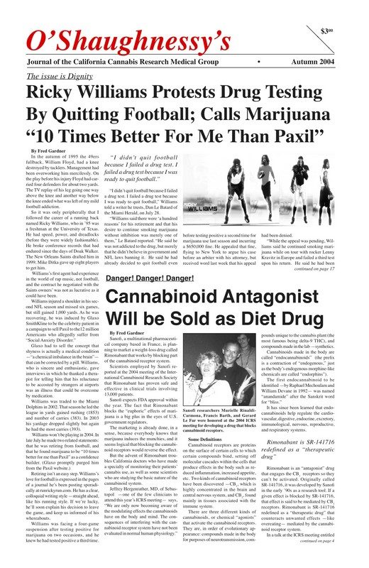 Photo of the Agonists and Antagonist front page of the print issue