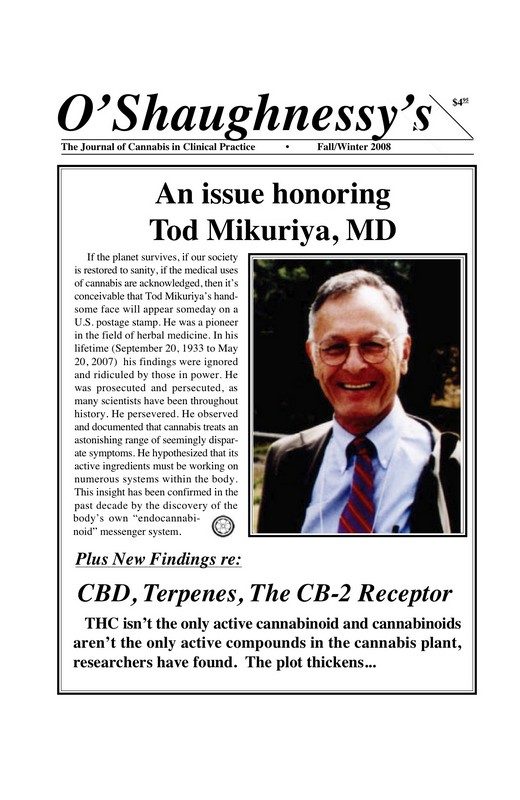 Tod Mikuriya, MD —Notes for a Biography