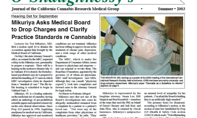 The Case Against Tod Mikuriya, MD
