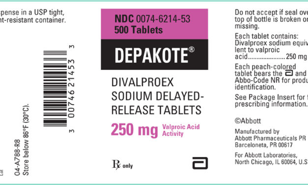 Prenatal Valproate Exposure Lowers Kids’ Test Scores