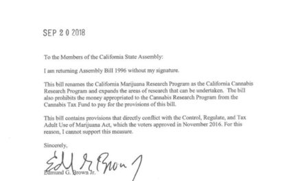 Brown Vetoes MJ Research Bill